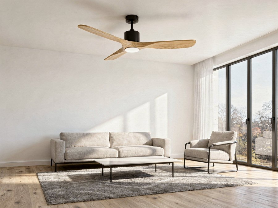 Ceiling fan installed in a Las Vegas, NV living room