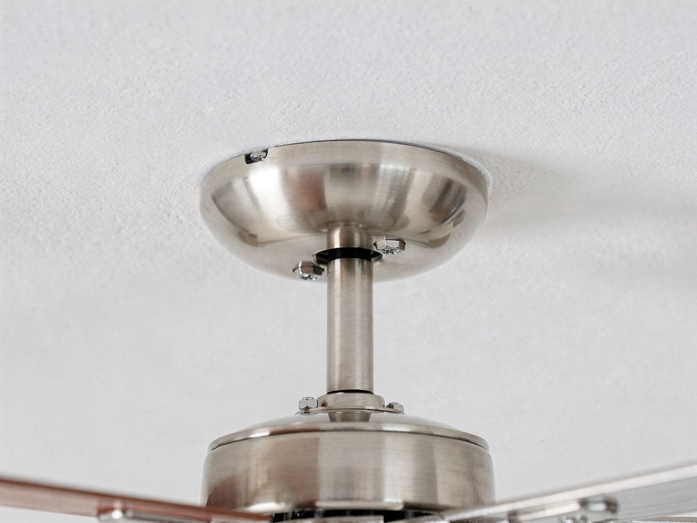 Ceiling fan technician working in a Las Vegas, NV home